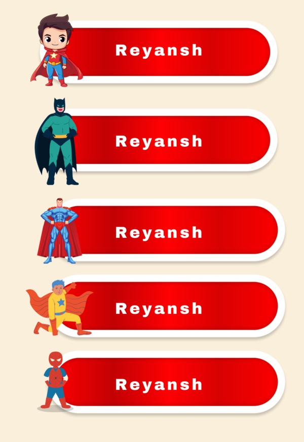 Name Sheet
